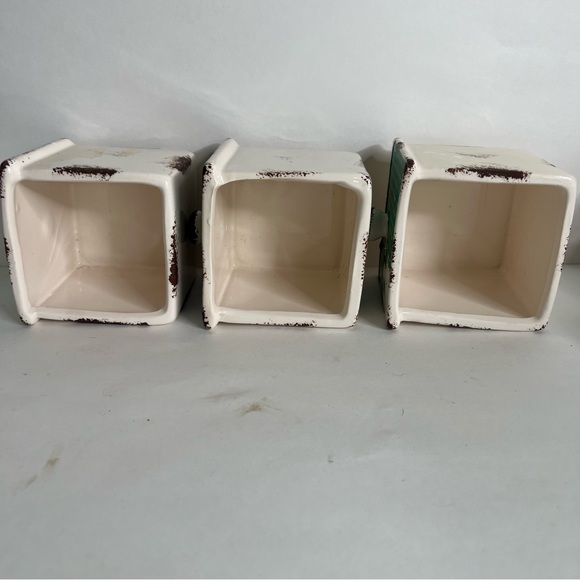 3 Ceramic Drawers Moroccan Style Storage Colorful Designs - Picture 7 of 9